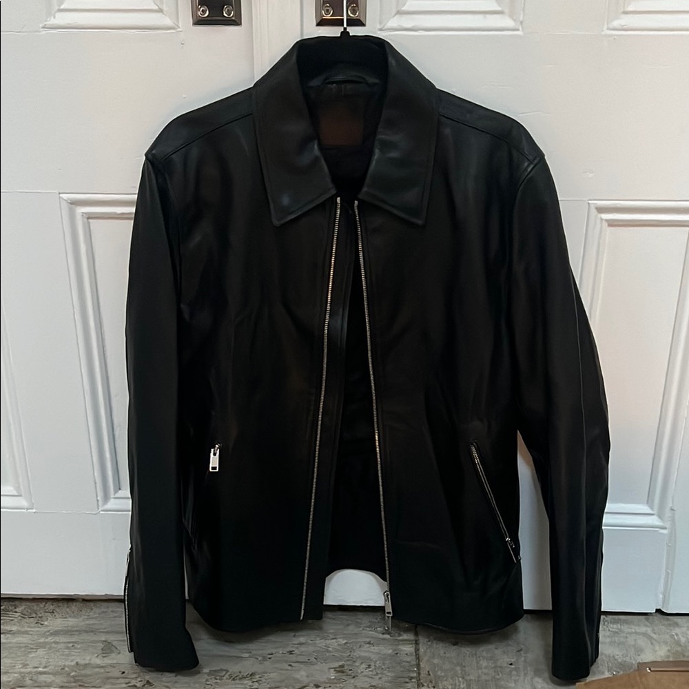 Theory Black Lightweight Shirt Jacket